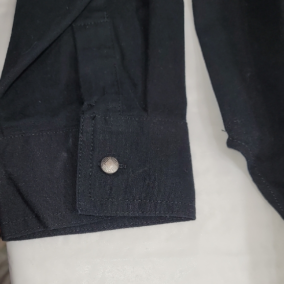 Scully Black Dress Shirt Classic Design - Picture 7 of 10